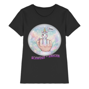 Schweigeeinhorn - Ladies Premium Shirt
