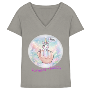 Schweigeeinhorn - Lady V-Neck