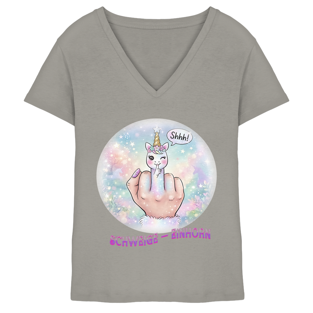 Schweigeeinhorn - Lady V-Neck
