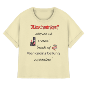 Abschminken - Lady Rolled Sleeves Shirt