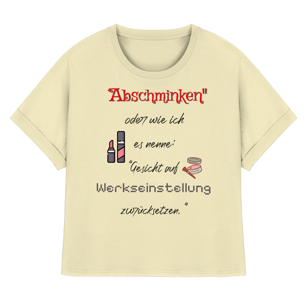 Abschminken - Lady Rolled Sleeves Shirt