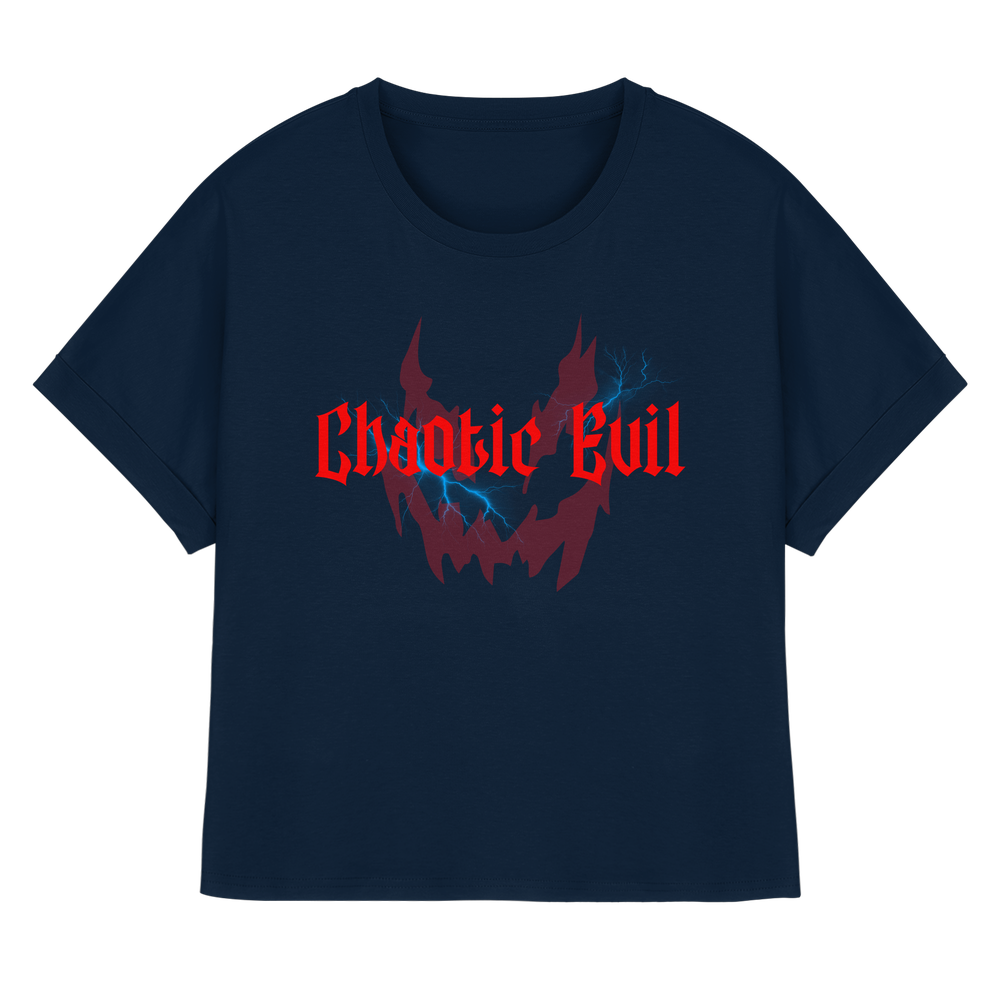 Chaotisch Böse - Lady Rolled Sleeves Shirt – Bild 3