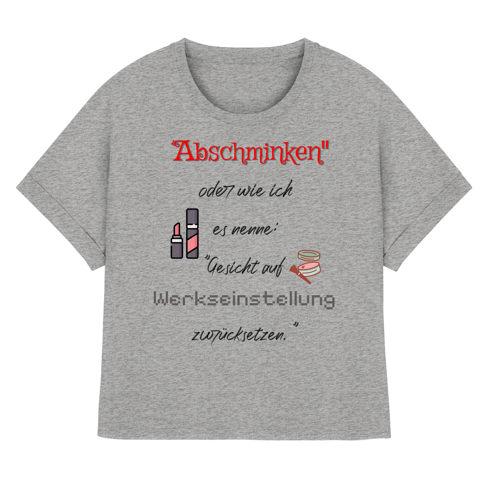 Abschminken - Lady Rolled Sleeves Shirt – Bild 2