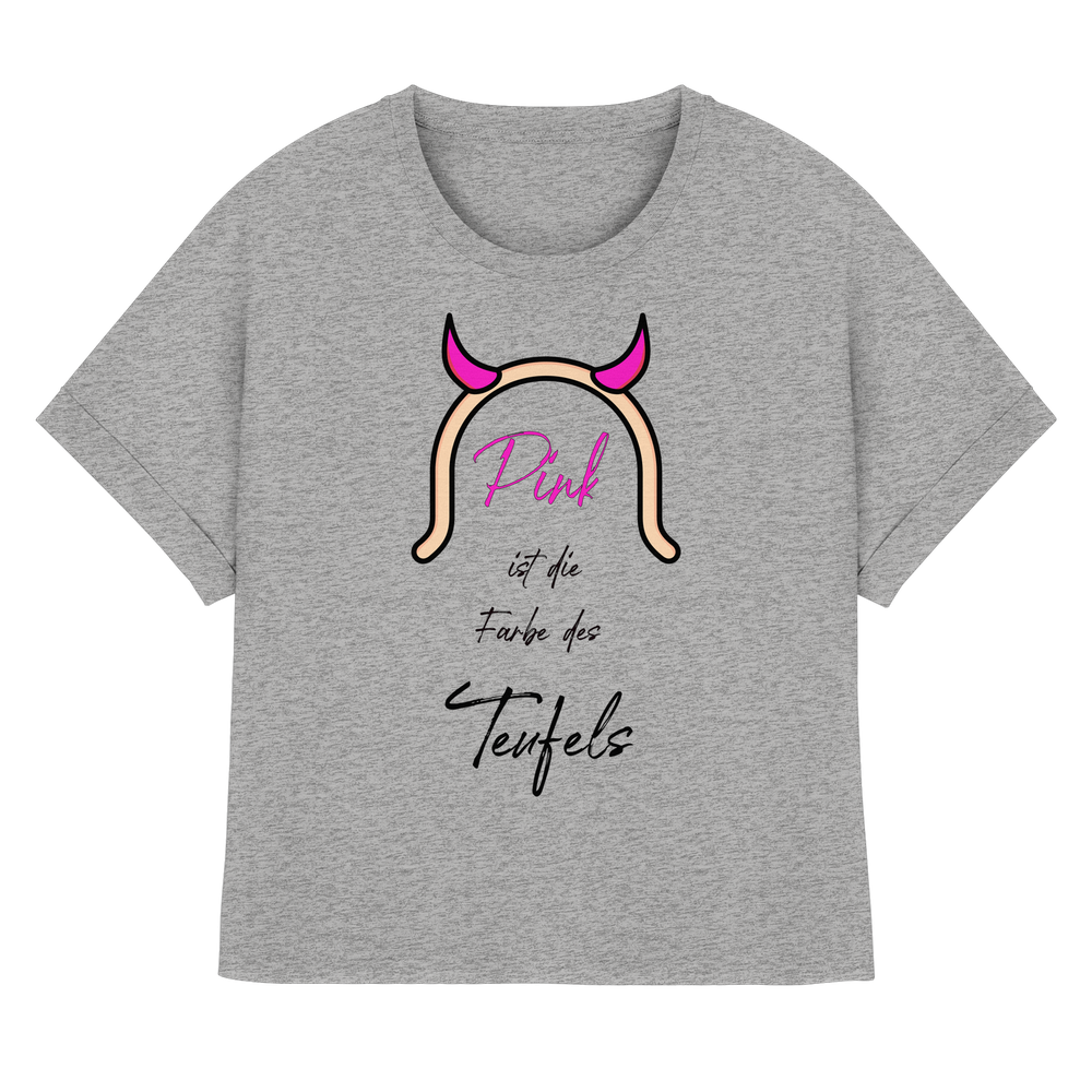 Pink - Lady Rolled Sleeves Shirt – Bild 2