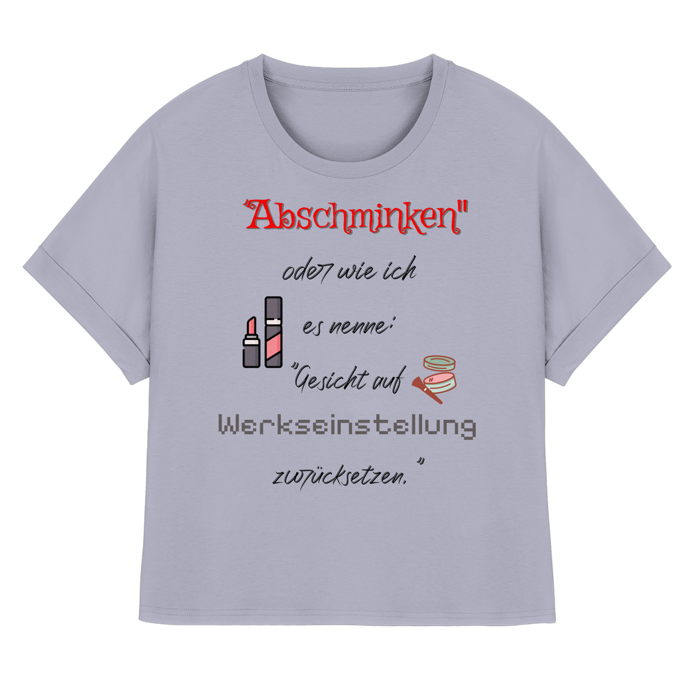 Abschminken - Lady Rolled Sleeves Shirt – Bild 3