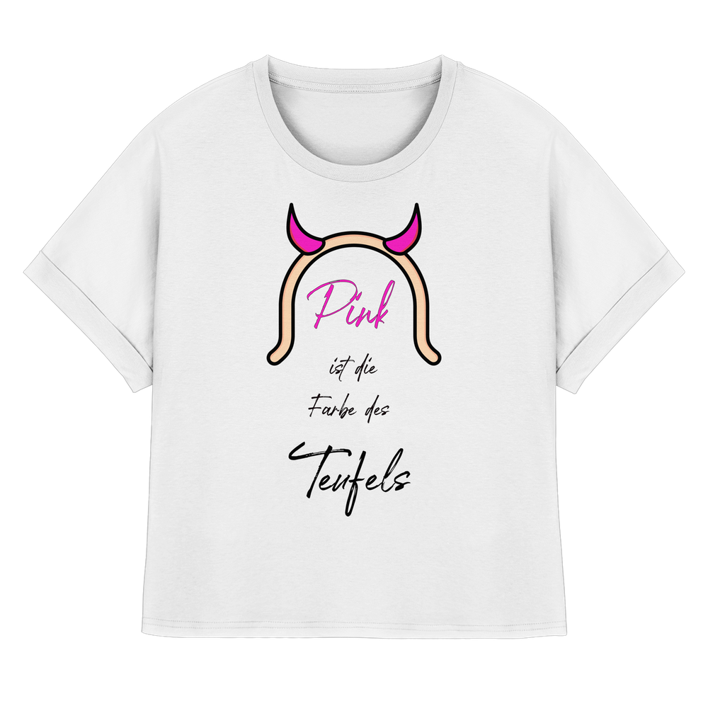Pink - Lady Rolled Sleeves Shirt – Bild 3