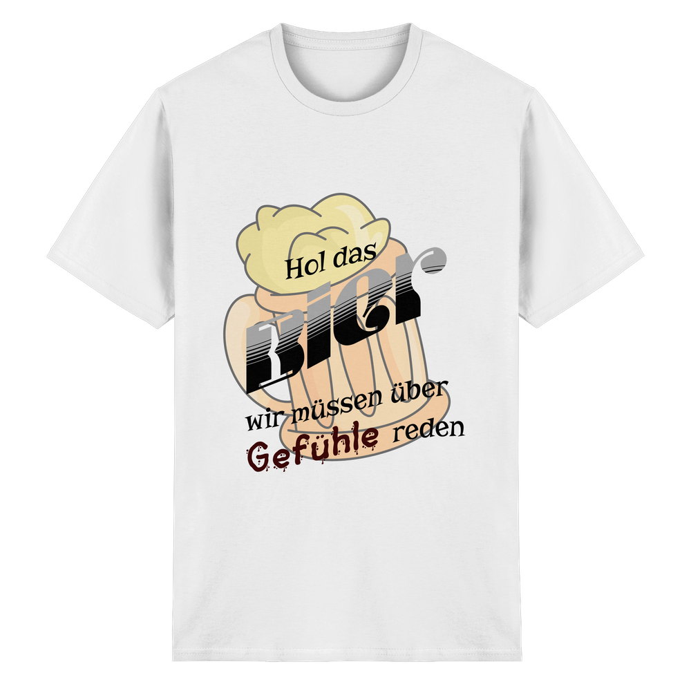 Bier und Gefühle - T-Shirt – Bild 3