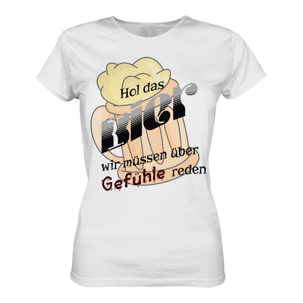 Bier und Gefühle - Lady Shirt – Bild 10