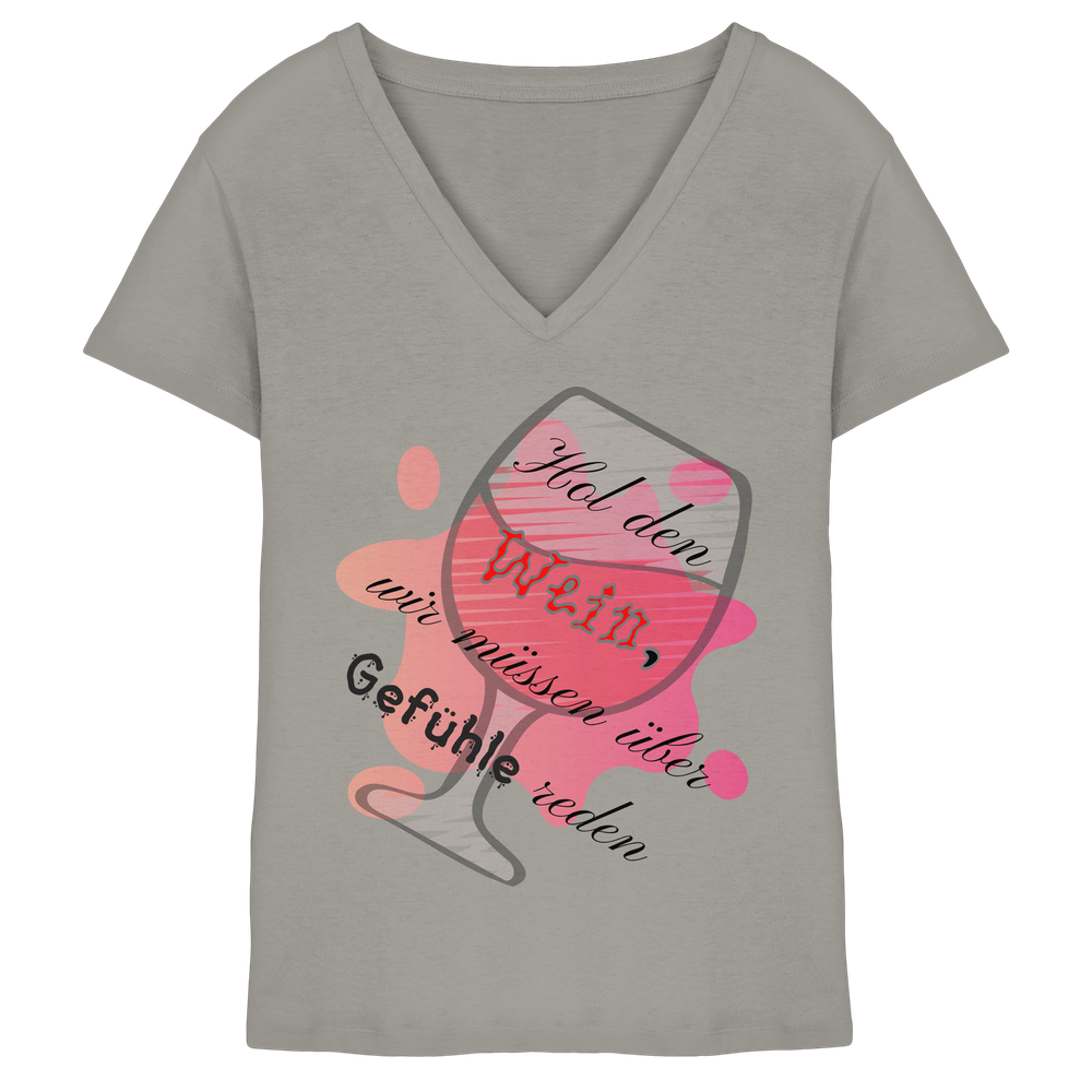 Wein und Gefühle - Lady V-Neck