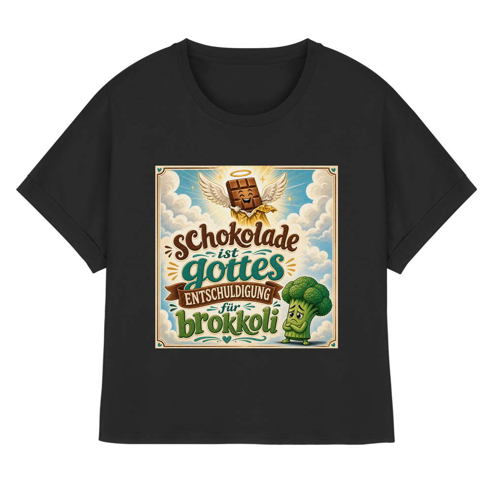 Brokkoli - Lady Rolled Sleeves Shirt