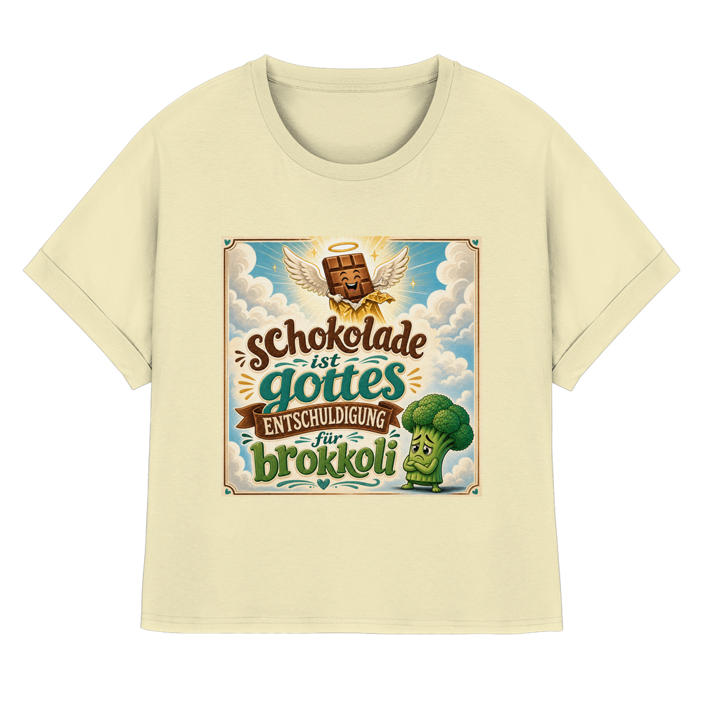 Brokkoli - Lady Rolled Sleeves Shirt – Bild 2